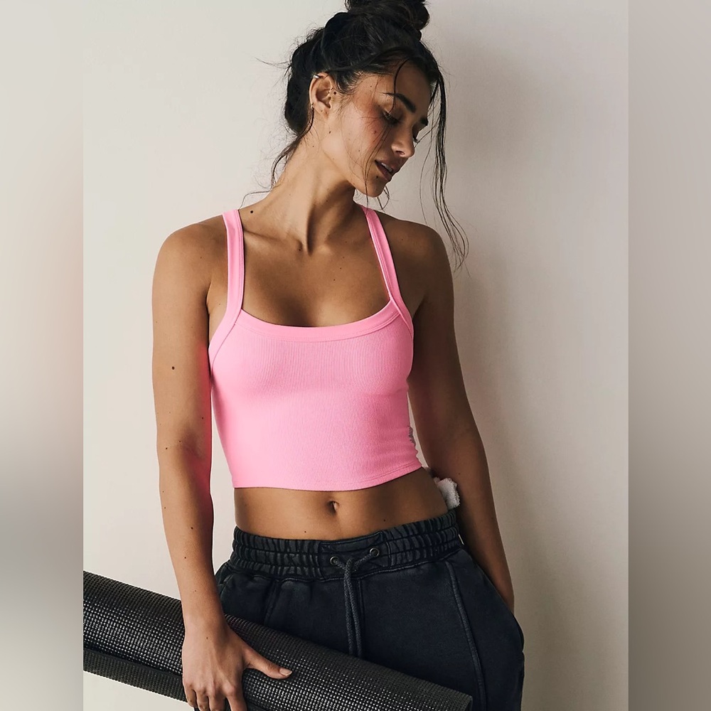 FP Movement // All Clear Solid Cami - Pink Lemonade